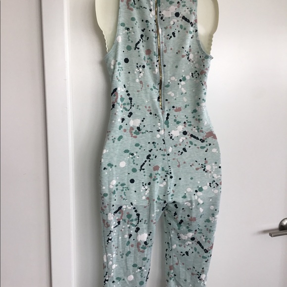 Pinklicious Green /White Jumpsuit Medium $30 - Picture 5 of 9
